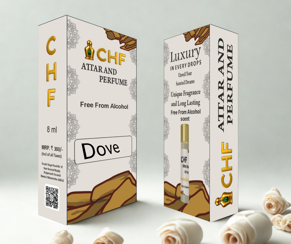CHF Dove Attar Shampoo Fragrance – Fresh, Soft & Clean Scent | Long Lasting | For Men & Women
